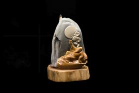 戈壁玉倒流香炉