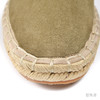 Espadrille 意大利胎羊绒面皮绿色手工编织草底鞋 商品缩略图3