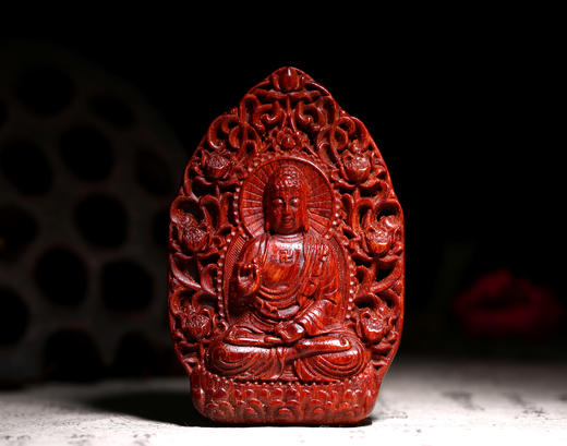 【青山特惠】小叶紫檀生肖八大本命佛挂件60*40*10mm（五天内发货）吊坠 s20 商品图7