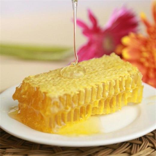 【来自中国有机谷核心区】南漳水镜蜂情巢蜜300g   可以嚼着吃的蜂蜜  爆浆软糯 商品图1