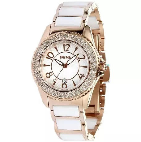 芙丽芙丽/folli follie 时尚玫瑰金女表