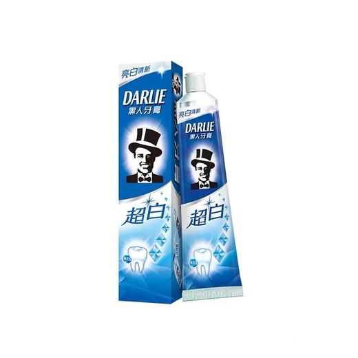 黑人牙膏超白190g  美白清洁防蛀固齿去黄牙渍清新口气 商品图0
