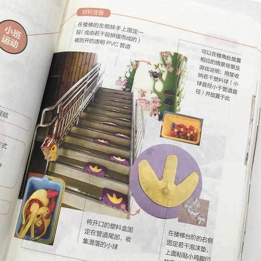 小天地大乾坤 幼儿园室内运动游戏口袋本 教育大纲设计 378张彩图 61个室内游戏 商品图4