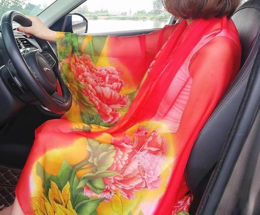 YL超大雪纺印花百变大披肩 商品图3