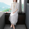 FNZD20107新款中国风优雅气质立领刺绣连衣裙TZF 商品缩略图1