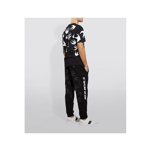 MCQ 男女同款飞燕T恤造型时尚短袖T恤衫 黑色 291571 RLT71 1000 商品图4