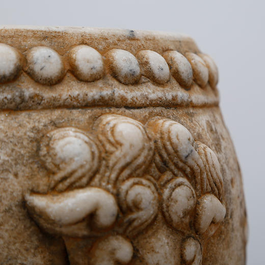 天然石头雕刻汉白玉雕刻石鼓石头摆件底座 商品图2