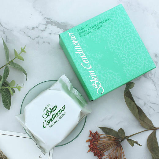 日本ALBION澳尔滨进口爽肤精萃健康水皂卸妆清洁保湿100g 商品图0