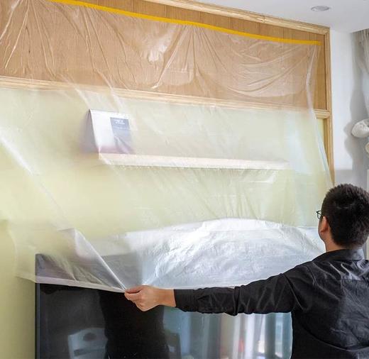 家具防尘遮盖保护膜  宿舍防尘布装修家具保护塑料遮盖一次性盖布床罩3.32 商品图3