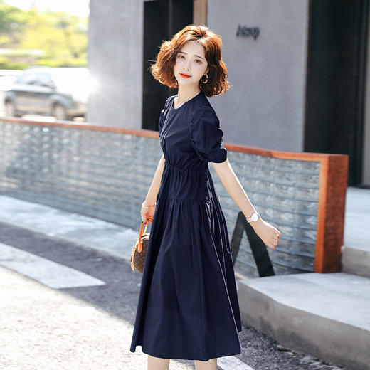 WZNH-YSPSXL939轻熟风流行新款气质休闲收腰显瘦中长款裙子潮 商品图2