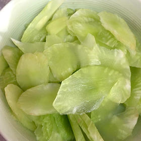 净菜：青笋斜圆片500g