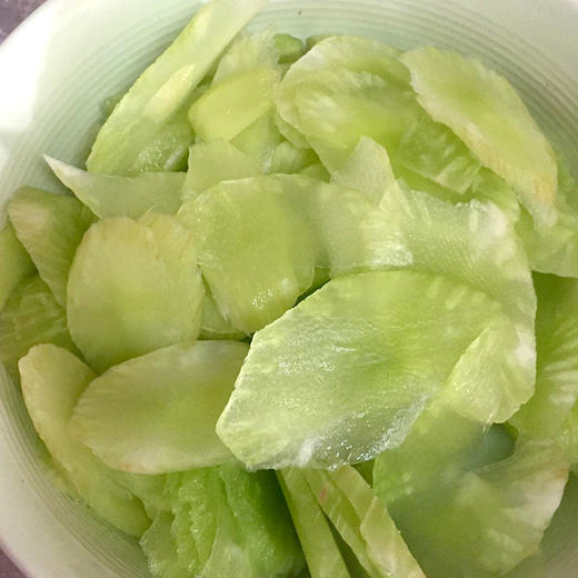 净菜：青笋斜圆片500g 商品图0