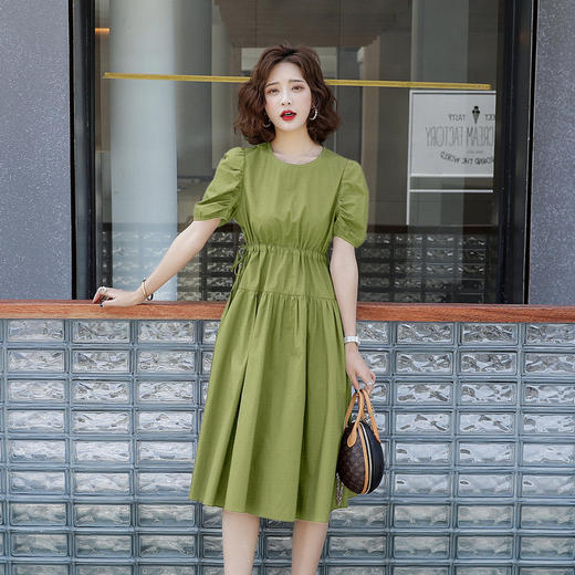 WZNH-YSPSXL939轻熟风流行新款气质休闲收腰显瘦中长款裙子潮 商品图3