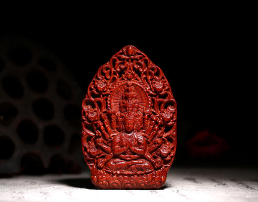 【青山特惠】小叶紫檀生肖八大本命佛挂件60*40*10mm（五天内发货）吊坠 s20 商品图1