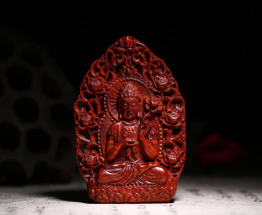 【青山特惠】小叶紫檀生肖八大本命佛挂件60*40*10mm（五天内发货）吊坠 s20 商品图5