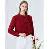 EITIE爱特爱时尚通勤简约舒适显瘦系带衬衫女上衣C2009506 商品缩略图3