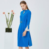EITIE爱特爱秋季新款通勤挂脖V领显瘦收连衣裙C2007514 商品缩略图3