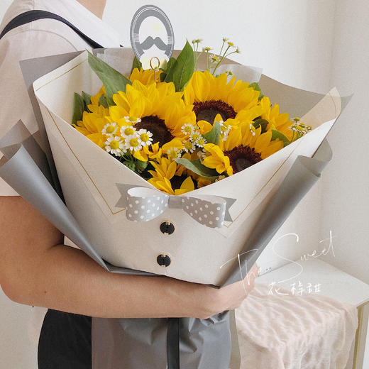 花艺 向日葵系列·衬衫纽扣花束 商品图0