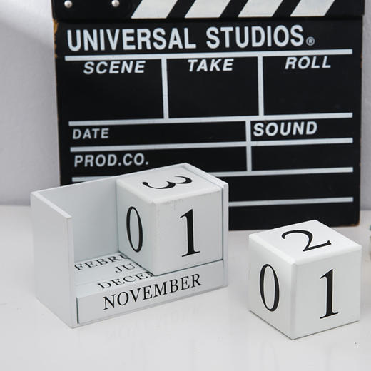 【简约日历摆件复古】创意实用家居饰品 商品图1