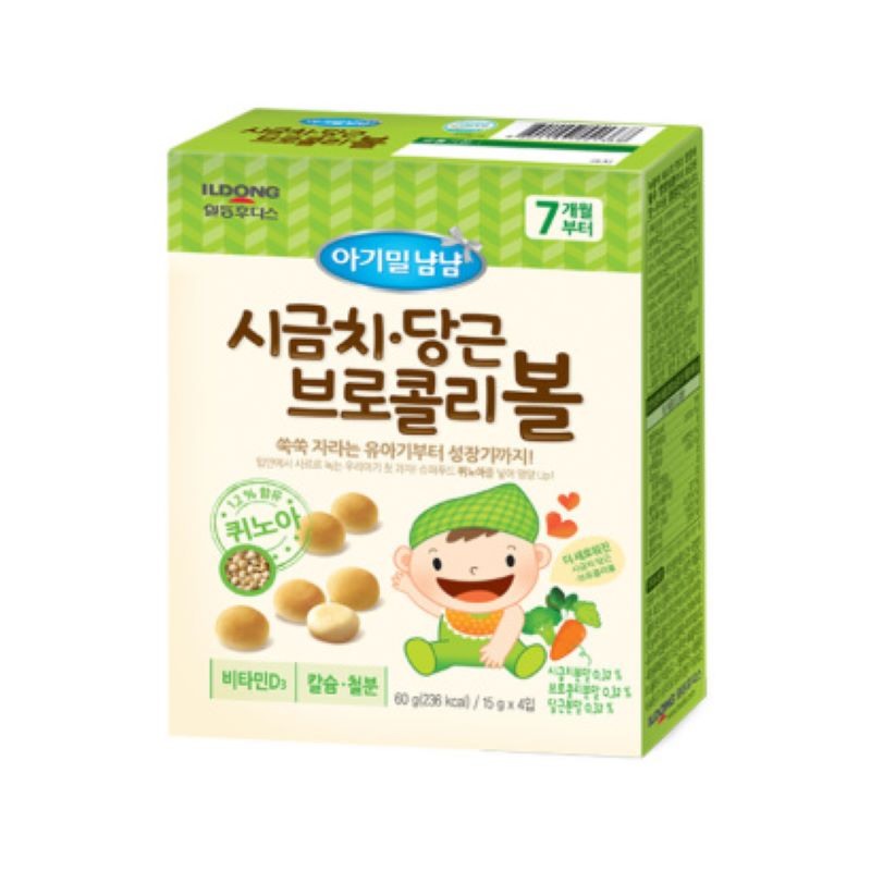 韩国日东福德食小馒头(蔬菜味) 60克JPY带授权招加盟代理