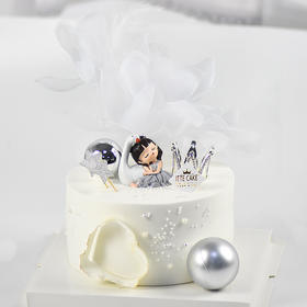 【天鹅公主】时尚 仙女 奶油水果蛋糕