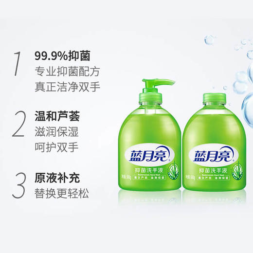 【蓝月亮洗手液】2合1，泵头装，更方便 商品图1