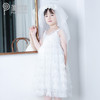 pureshare 女童连衣裙2020夏新款亮片吊带宝宝大童裙子-白色亮片连衣裙 商品缩略图2