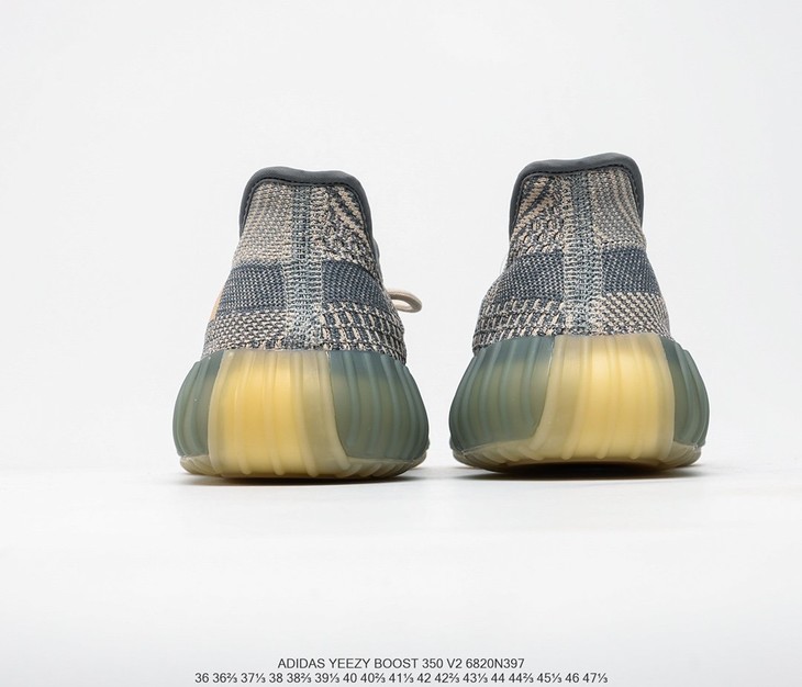 阿迪达斯adidasyeezyboost350v2灰蓝口香糖休闲时尚百搭舒适个性慢跑