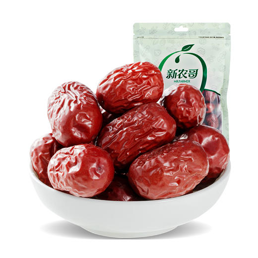 新农哥新疆灰枣200g*2袋免洗即食蜜饯红枣 商品图0