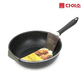 Daiso Frying Pan 平底锅 大创NEW大理石涂层天妇罗锅24CM-60686JPY带授权招加盟代理