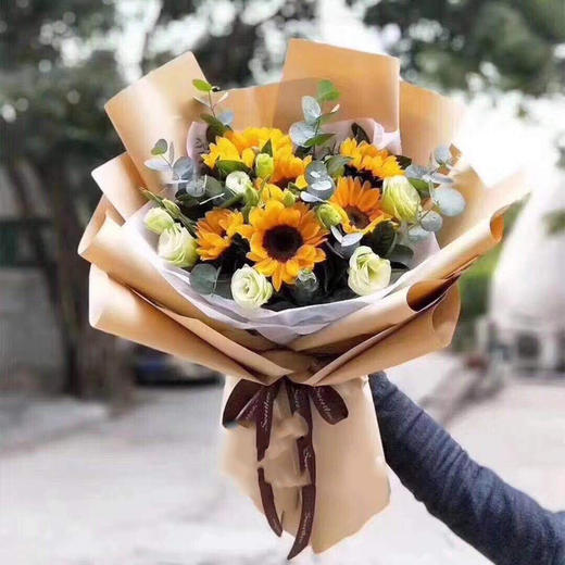 向阳教师节向日葵花束