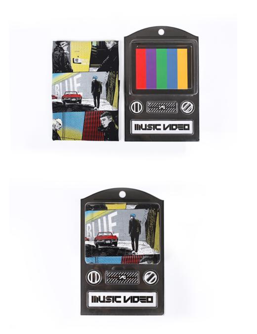 BIGBANG  [M.V CLIP T] BIGBANG BLUE 短袖T恤JPY带授权招加盟代理 商品图2