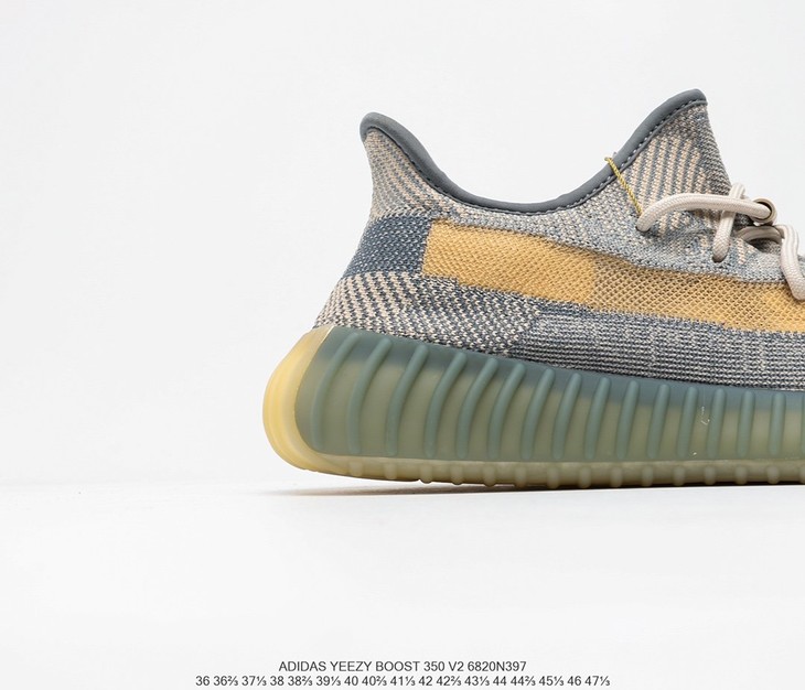 阿迪达斯adidasyeezyboost350v2灰蓝口香糖休闲时尚百搭舒适个性慢跑
