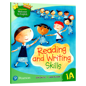 新版香港朗文小学英语教材英文原版 Longman Welcome to English Gold reading and writing skills 1A 1年级上学期阅读写作练习册