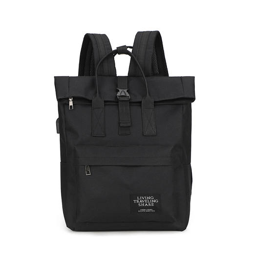 WRC | 休闲大开口双肩包 W-0018 商品图1