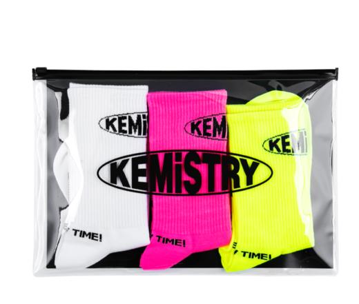 iKON KEMiSTRY SOCKS_NEON 彩色袜子 搭配潮流 韩国直邮 明星周边JPY带授权招加盟代理 商品图0