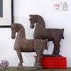 青石汉马软装饰品天然石头摆件新中式复古摆件工艺品 商品缩略图0