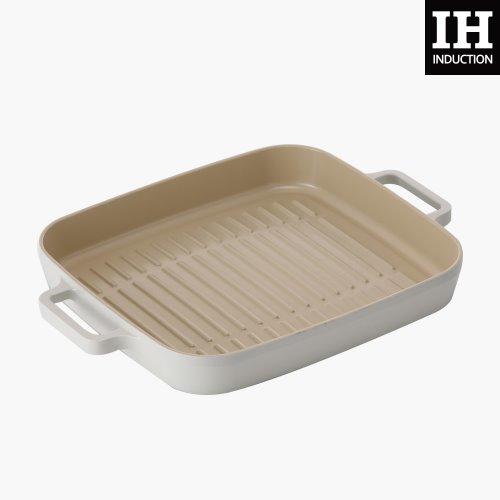 韩国Neoflam [Pan] Pika_Square Grill Pan_28cm_IHJPY带授权招加盟代理 商品图0