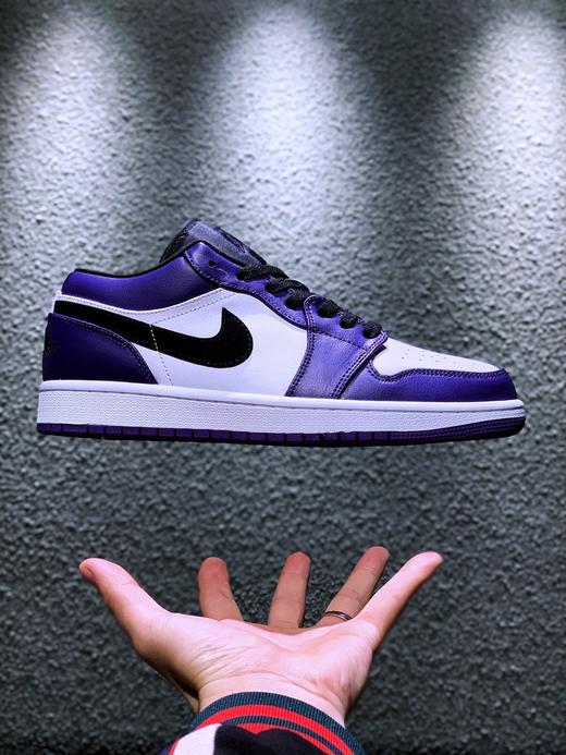 全头层 公司级 Nike Air Jordan 1 AJ1 白紫脚趾 白紫葡萄 高帮 低帮 货号：555088-500 尺码：36--46 商品图4