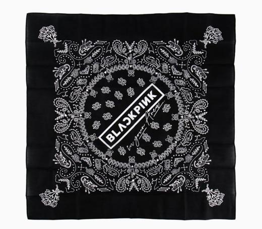 BLACKPINK WORLD TOUR BANDANA 黑粉 世界挂巾JPY带授权招加盟代理 商品图0