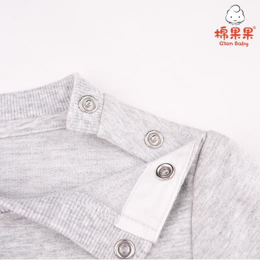 棉果果秋季男童氨棉小毛圈恐龙印花圆领卫衣M312180220477 商品图2