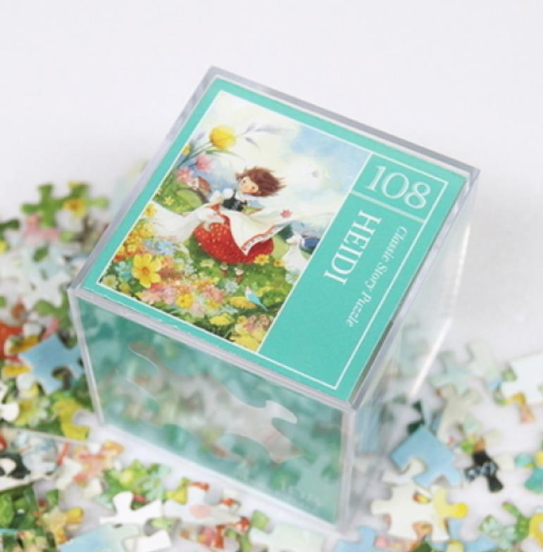 [Fool's Love] 108 Pieces of Indigo Mini Puzzle-Heidi迷你拼图JPY带授权招加盟代理