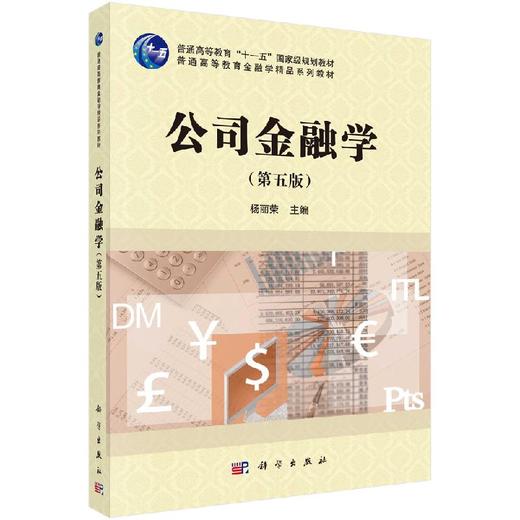 公司金融学（第五版）杨丽荣 商品图0