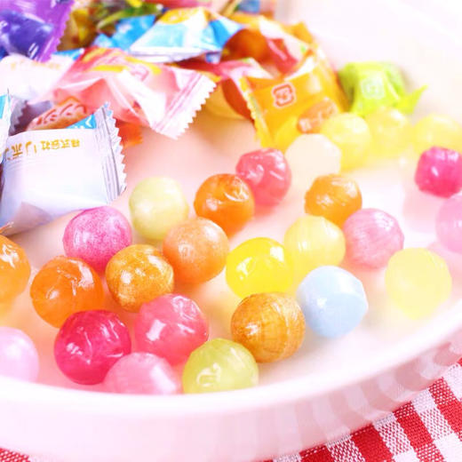 日本Ribon理本10种水果味汽水糖什锦果汁硬糖果喜糖 商品图1