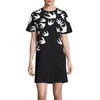 MCQ 棉质飞燕造型时尚女士圆领T恤连衣裙 黑色 395772 RLT71 1000 商品缩略图0