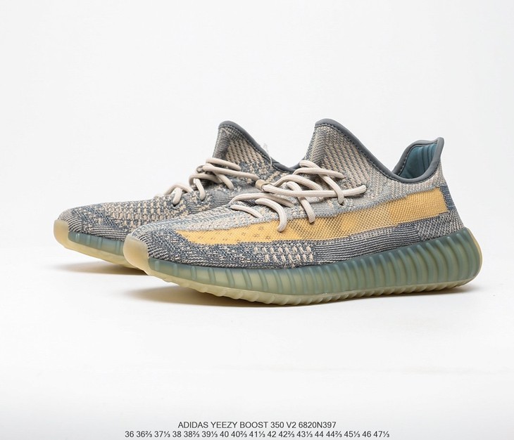 阿迪达斯adidasyeezyboost350v2灰蓝口香糖休闲时尚百搭舒适个性慢跑