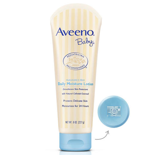 Aveeno婴儿燕麦乳227g（浅蓝盖） 商品图3