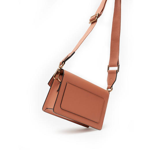 CHARLES&KEITH简约信封女士泥色翻盖单肩包宽肩带CK2-80680780-1CJPY带授权招加盟代理 商品图3