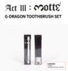 BIGBANG   [MOTTE] G-DRAGON TOOTHBRUSH SET牙刷 黑白套餐JPY带授权招加盟代理 商品缩略图1