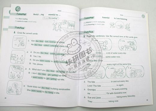 新版香港朗文小学英语教材 英文原版 Longman Welcome to English Gold 3A 语法练习册 Grammar Practice 3年级上学期语法强化练习 商品图1